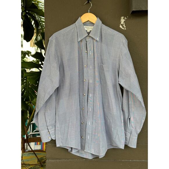 Burberry London Made in USA Men's Large Stripe Long Sleeve